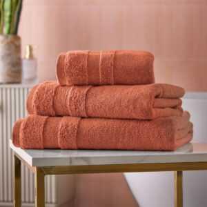Cosmo Living Supersoft Towel - Terracotta